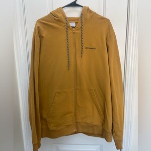 Like new Mens Columbia Full Zip logo hoodie